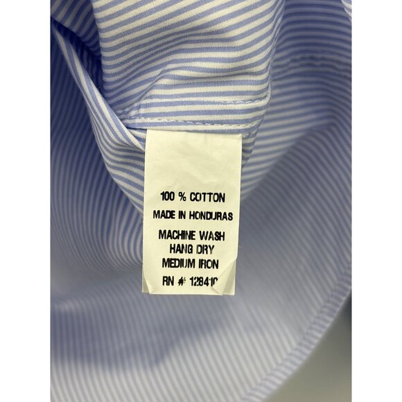 ANN MASHBURN Blue Striped Blouse - Picture 6 of 6